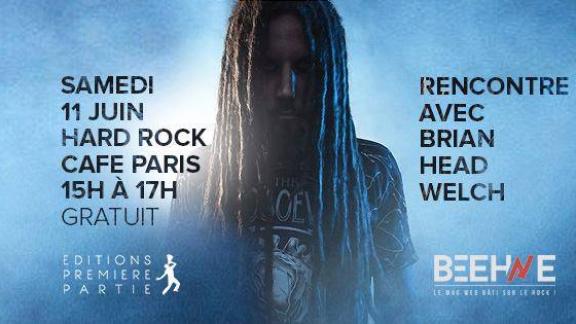 Head de KORN au Hard Rock Café de Paris !