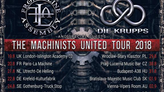 FRONTLINE ASSEMBLY et DIE KRUPPS en tournée ensemble à l'été