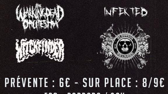 THE WALKING DEAD ORCHESTRA, WITCHFINDER, INFEKTED et ELECTRICCHARGED à Paris