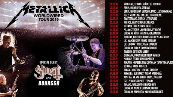 METALLICA débarque en Europe