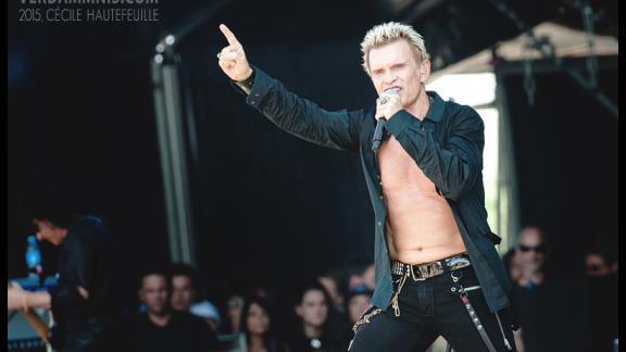 Galerie photos : Billy Idol @ Hellfest Open Air Festival 2015 - Clisson (44) - 19 juin 2015