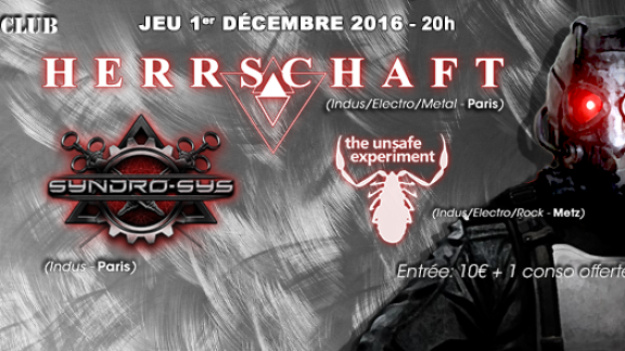 HERRSCHAFT et Syndro-syS en concert.