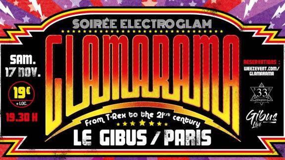 La soirée GLAMARAMA avec DEAD SEXY, c'est ce soir