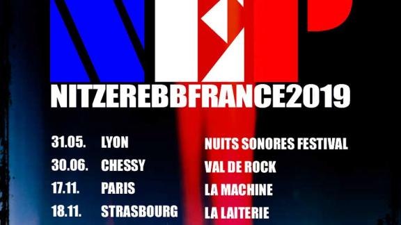 NITZER EBB annonce de nouvelles dates françaises.