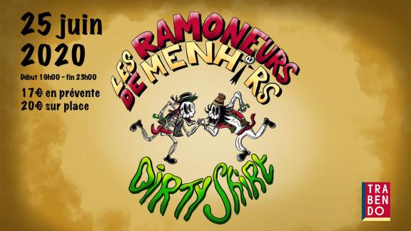 LES RAMONEURS DE MENHIRS et DIRTY SHIRT reviennent à Paris