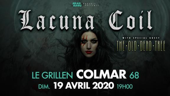 LACUNA COIL et THE OLD DEAD TREE feront griller Colmar