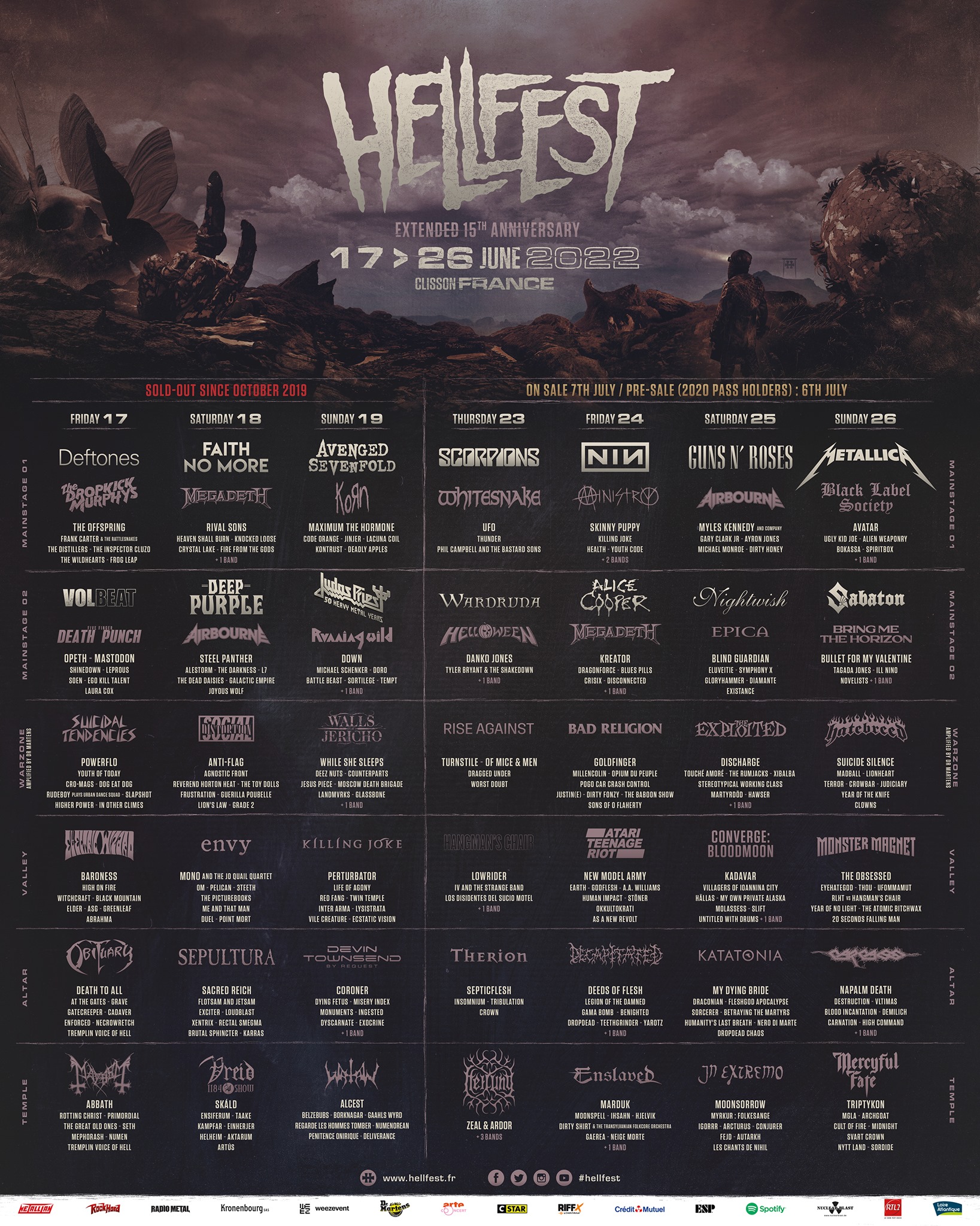 Hellfest 2022 - Part. 1 @ Hellfest Open Air Festival (Clisson) - 17 juin 2022