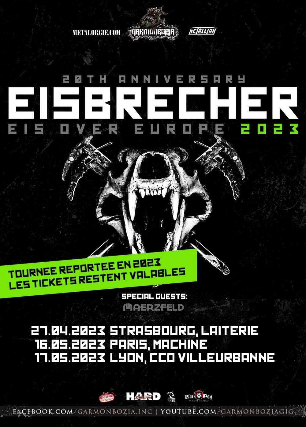 Eisbrecher + Maerzfeld @ La Machine (Paris) - 16 mai 2023