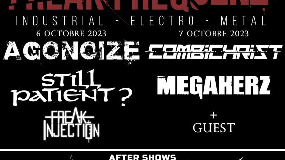 Freak Frequenz : AGONOIZE rejoint entre autres COMBICHRIST et MEGAHERZ à l'affiche