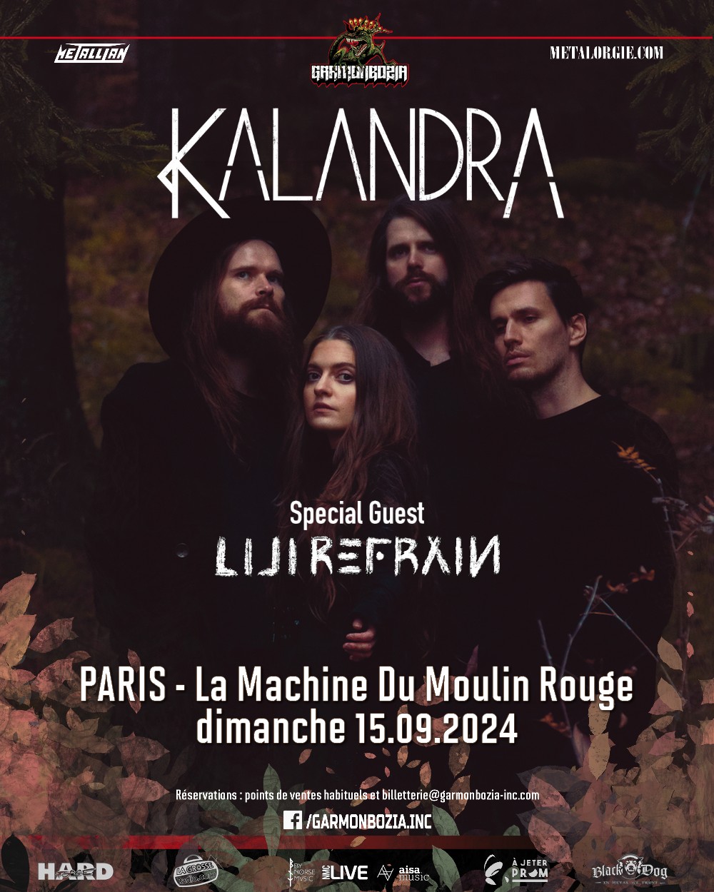 Kalandra + Lili Refrain @ La Machine du Moulin Rouge - Paris (75) - 15 septembre 2024