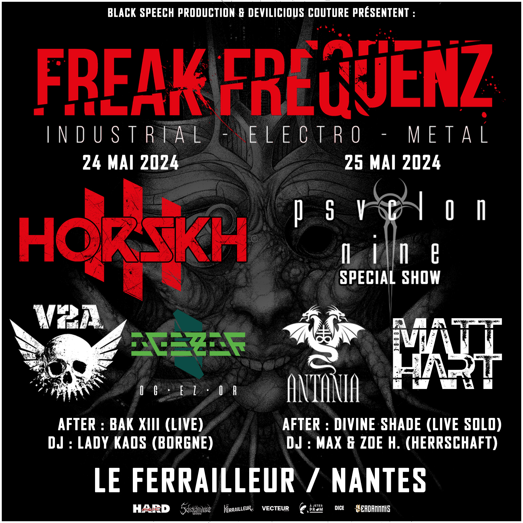 Freak Frequenz 2024 @ Le Ferrailleur - Nantes (44) - 24 mai 2024