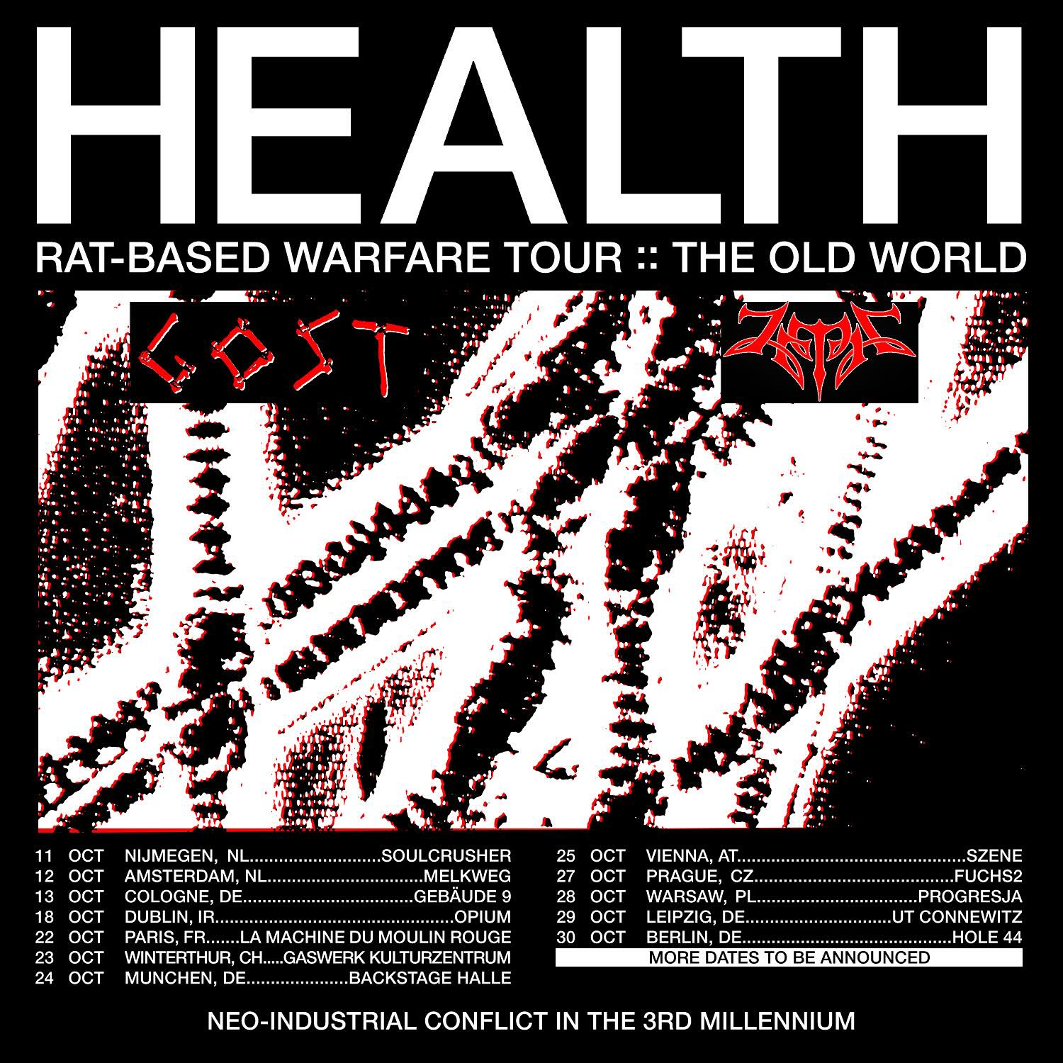 Health + GosT + Zetra @ 10 ans de Sounds Like Hell - Lyon (69) - 22 octobre 2024