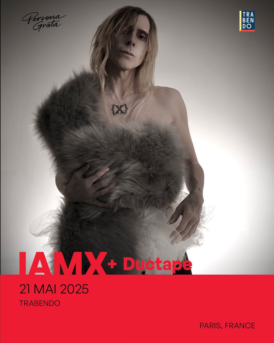 IAMX + Ductape @ Le Trabendo - Paris (75) - 21 mai 2025