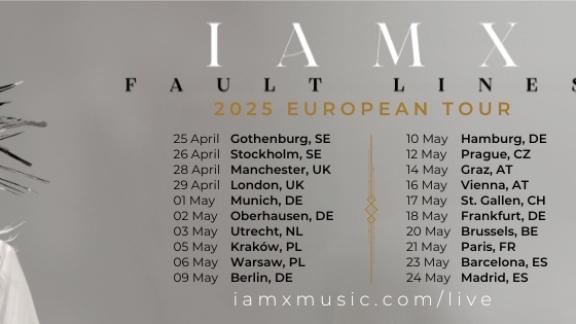 IAMX annonce une tournée européenne pour le printemps