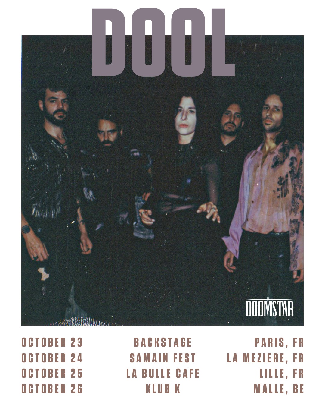 Dool @ Backstage by the Mill - Paris (75) - 23 octobre 2025
