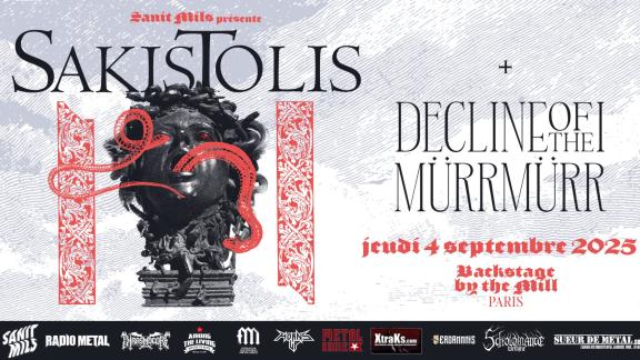 Dernier appel : SAKIS TOLIS, DECLINE OF THE I et MÜRRMÜRR jouent dans une semaine à Paris