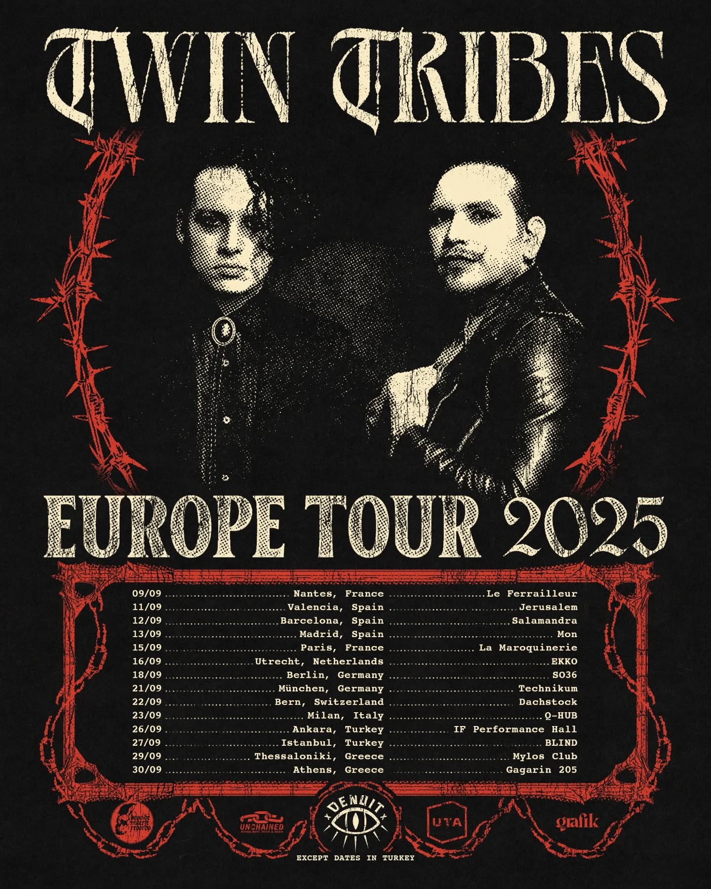 Twin Tribes + Denuit @ La Maroquinerie - Paris (75) - 15 septembre 2025