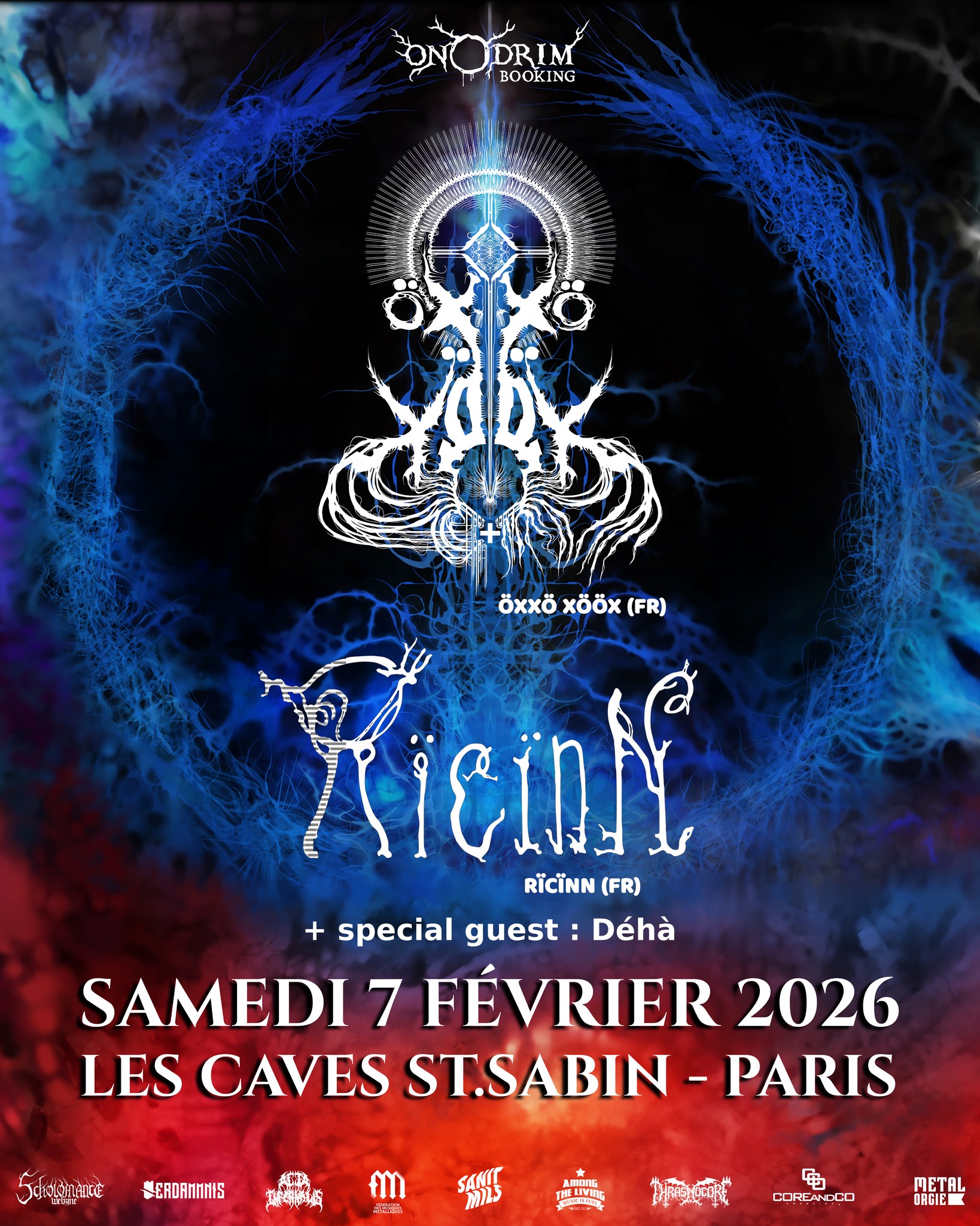 Öxxö Xööx + Déhà + Rïcïnn @ Les Caves Saint-Sabin - Paris (75) - 7 février 2026