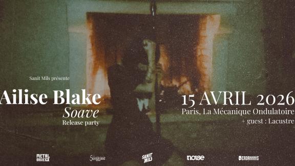 AILISE BLAKE annonce une release-party à Paris