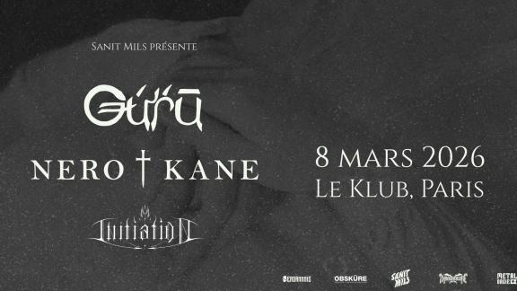 NERO KANE, Ǥứŕū et INITIATION vous convient au Klub pour un rituel souterrain