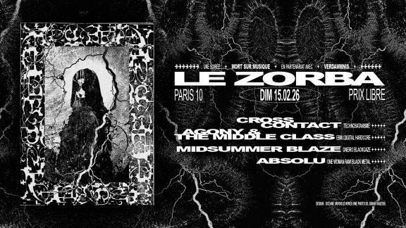 CROSS CONTACT, AGONY & THE MIDDLE CLASS, MIDSUMMER BLAZE et ABSOLU plongent Paris dans les ténèbres en février