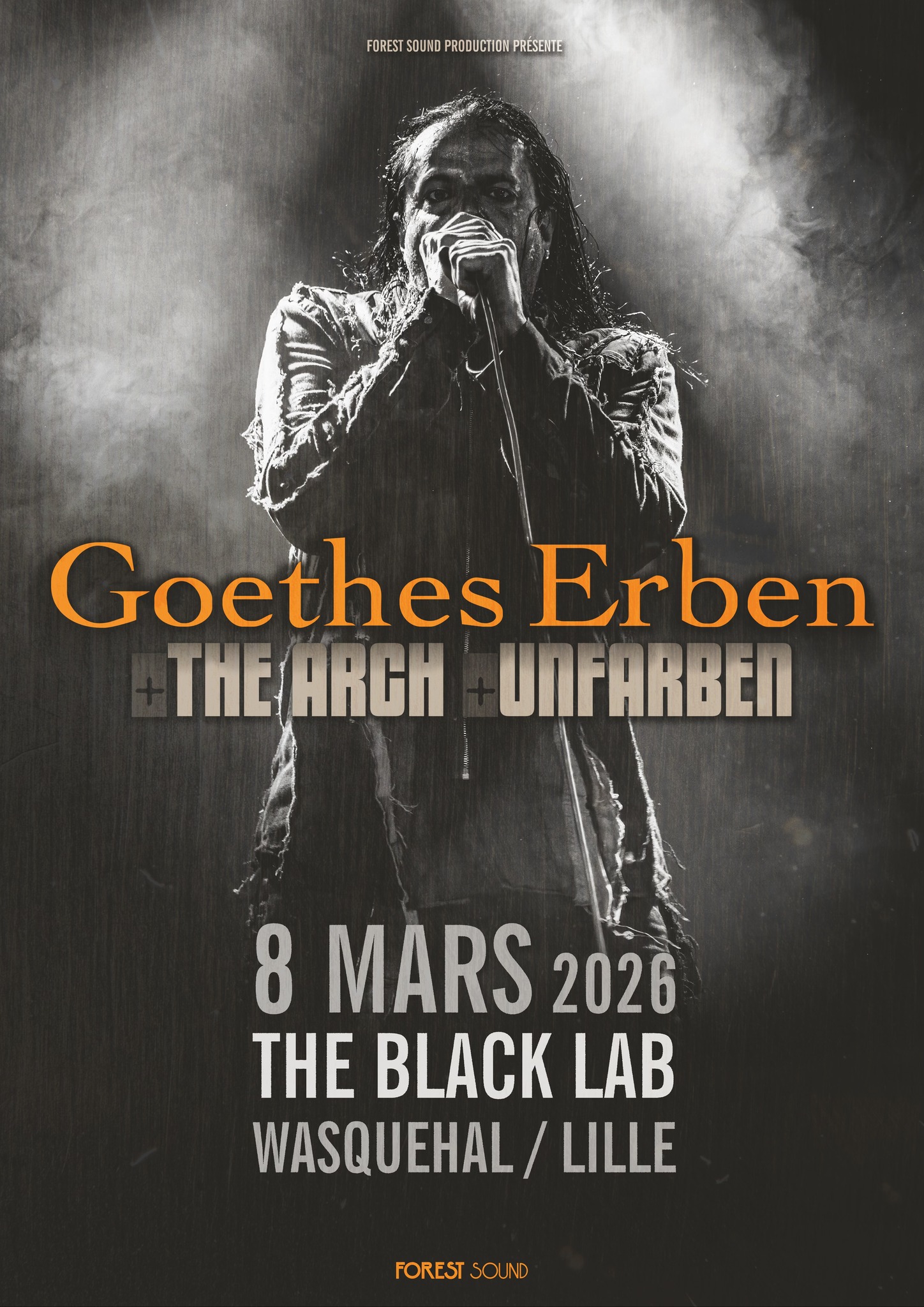 Goethes Erben + The Arch + Unfarben @ The Black Lab - Wasquehal (59) - 8 mars 2026