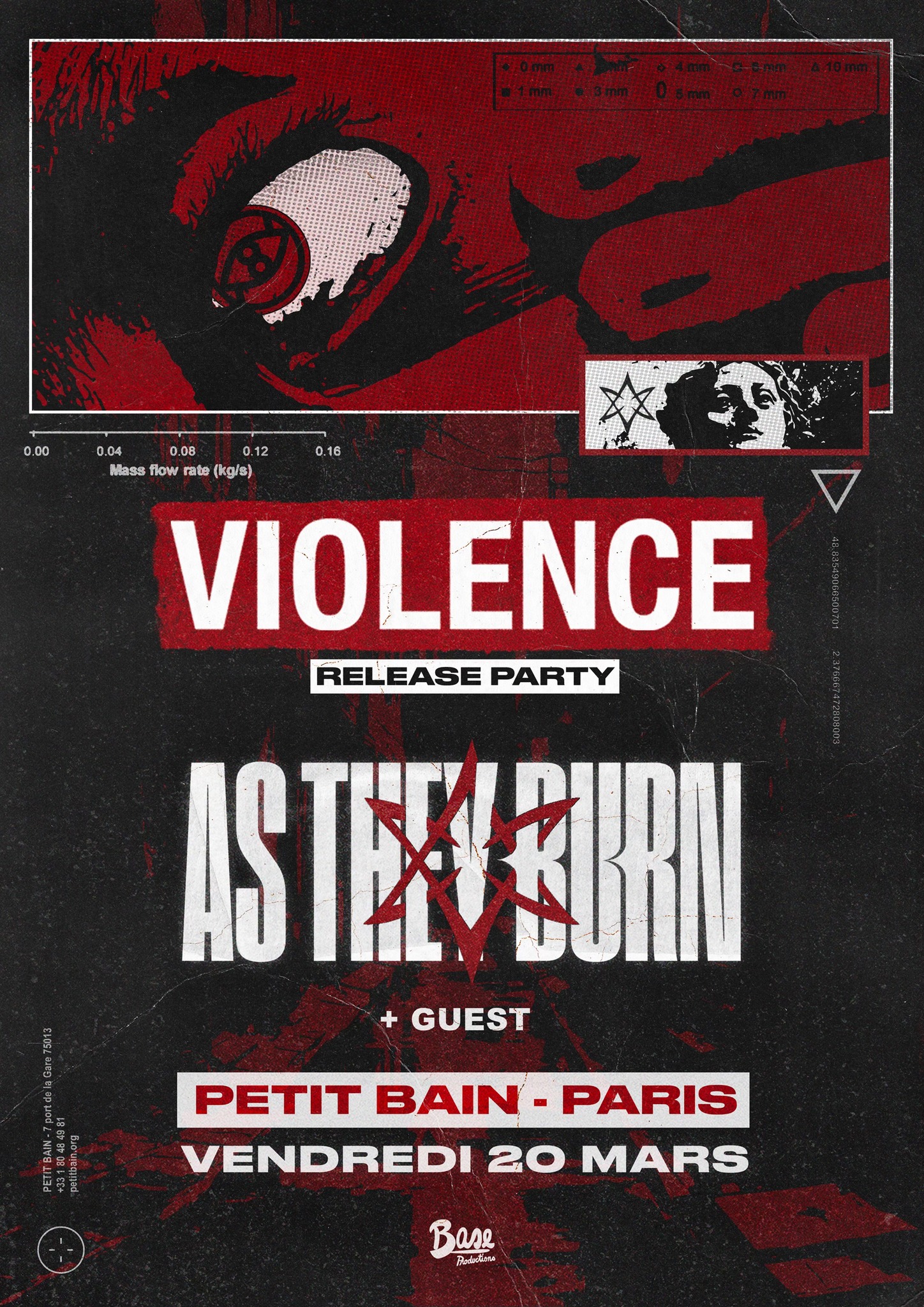 Violence + As They Burn + NDKH @ Petit Bain - Paris (75) - 20 mars 2026