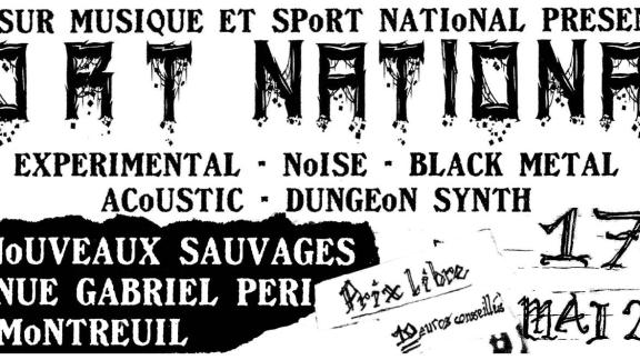 MORT SUR MUSIQUE nous invite à une soirée black metal / noise / indus au nom de MORT NATIONAL