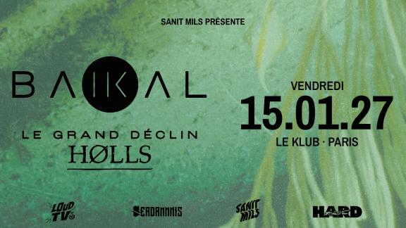 BAÏKAL, LE GRAND DÉCLIN et HØLLS vous invitent à une soirée post-metal hors des sentiers battus